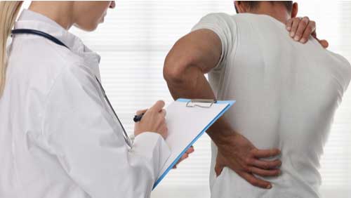 Alpharetta personal injury lawyer concept image, doctor exam