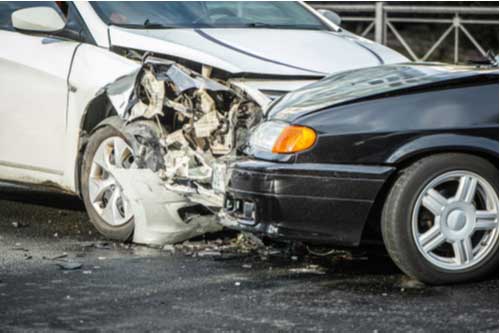 Alpharetta car accident lawyer concept, car crash