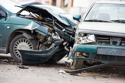 car crash, Lawrenceville accident attorney concept image