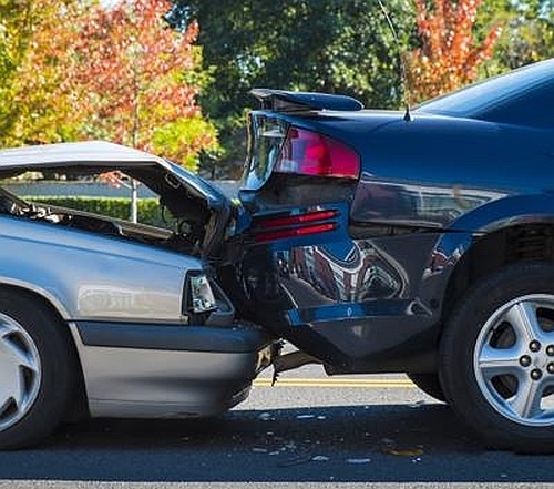 Lawrenceville car accident lawyer concept, rear-end crash
