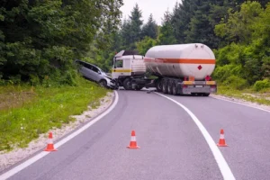 Georgia Truck Accident Scene