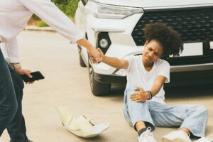 Woman Hit In Pedestrian Accident