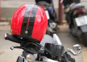 Motorcycle Helmet Laws Concept