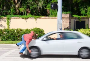 Pedestrian Hit By Car