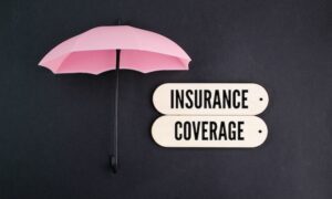 Diagram showing gap between Georgia minimum insurance coverage and actual car accident damages