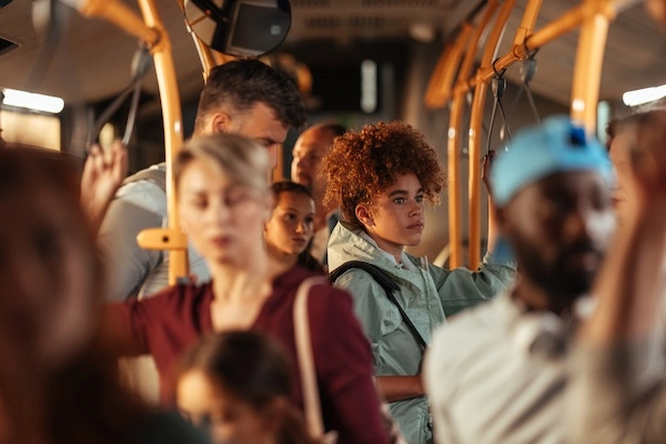 A Lawrenceville city transit bus full of people is about to get into a crash and will need a bus accident lawyer.